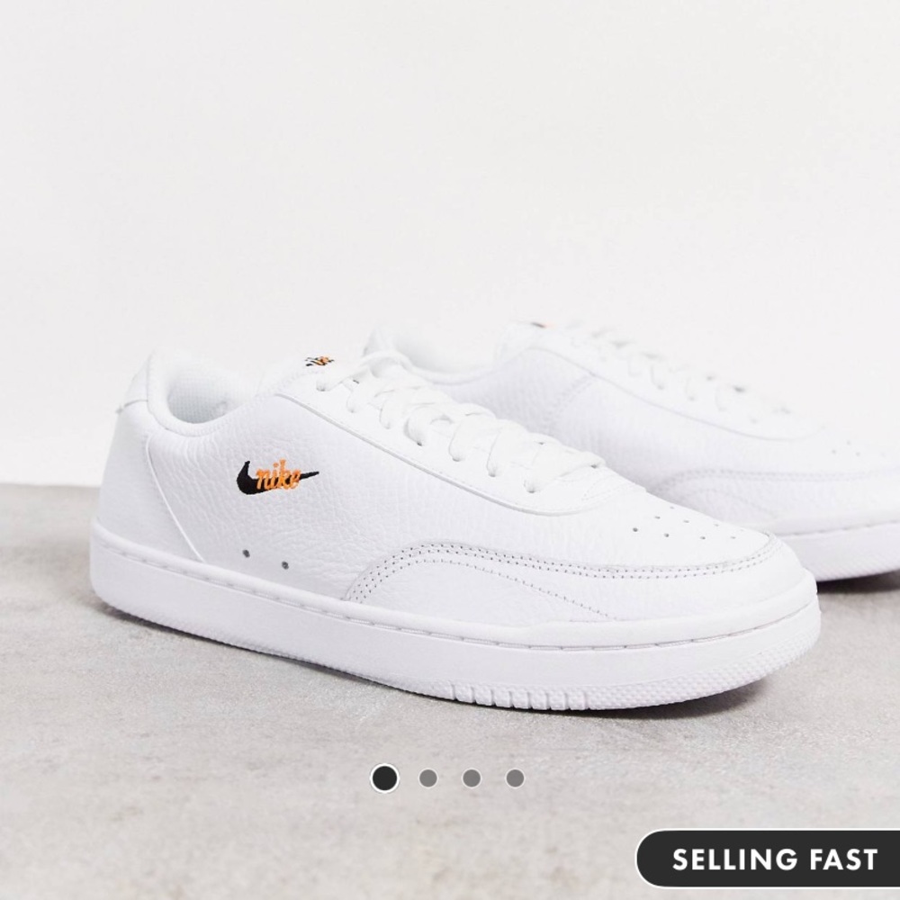 Nike Court Vintage Premium Leather Sneaker - White